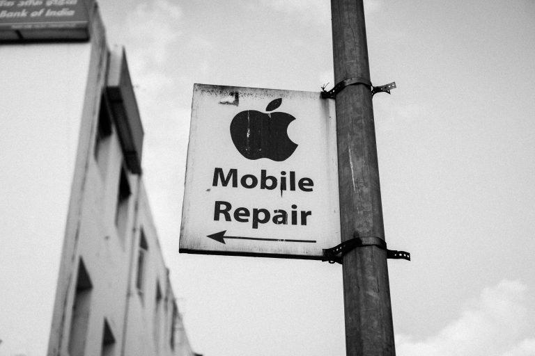 sign for apple mobile repair