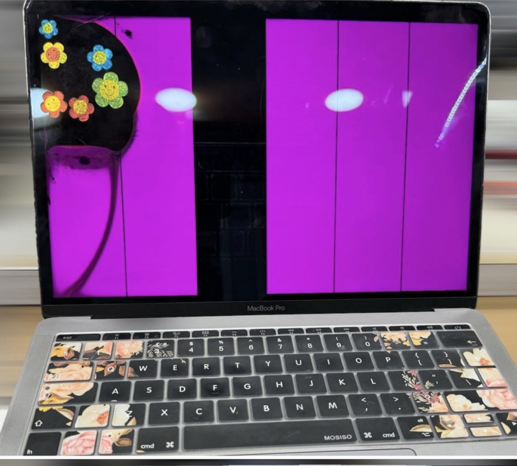 macbook lcd screen issue