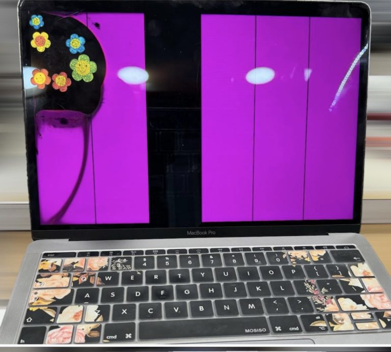 macbook lcd screen issue