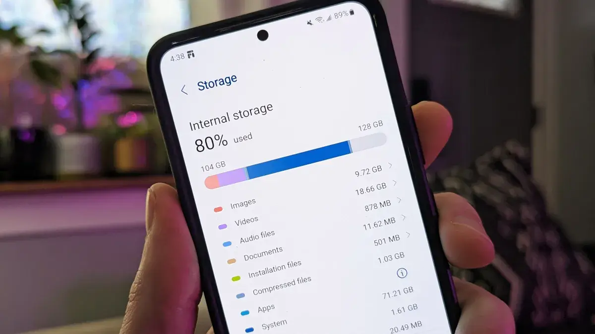 phone internal storage