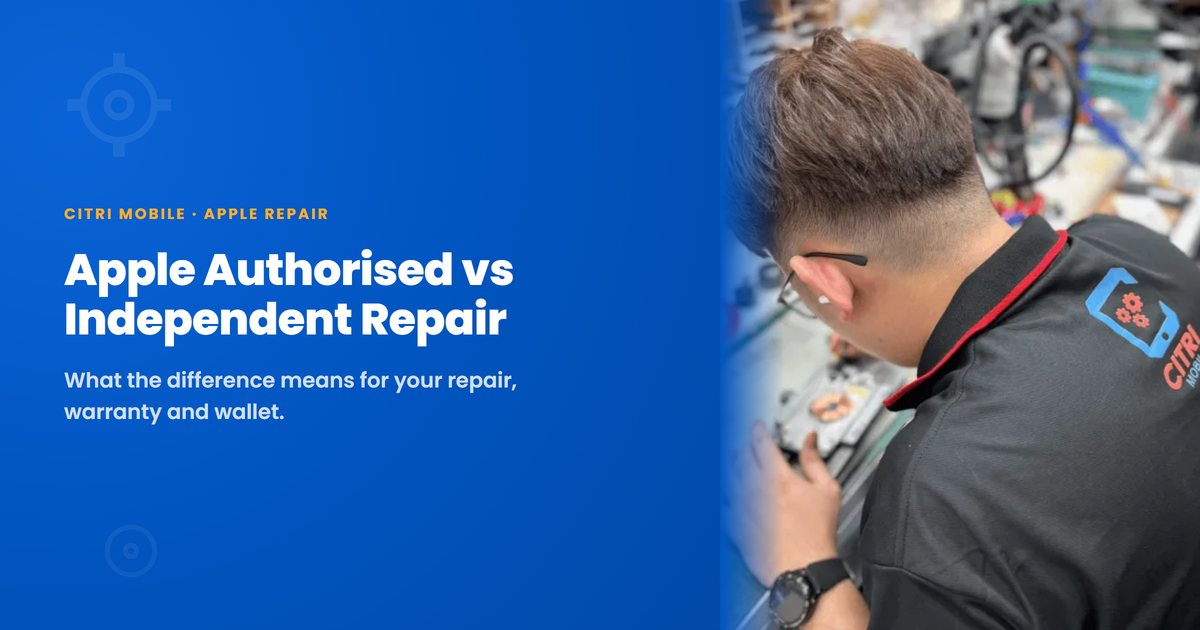 Difference Between Apple Authorised vs Independent Repair Provider
