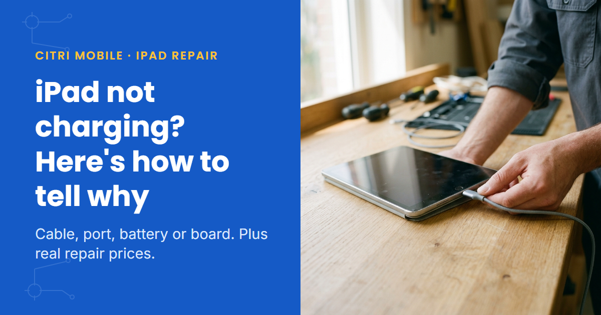 ipad not charging